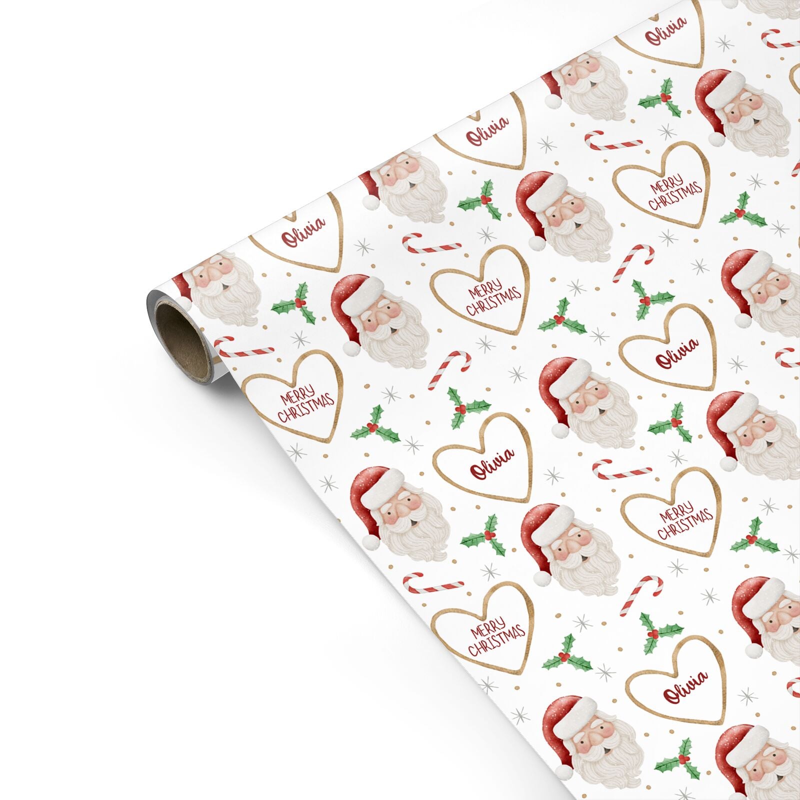 Personalised Santa Christmas Personalised Gift Wrap