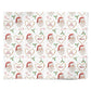 Personalised Santa Christmas Personalised Wrapping Paper Alternative