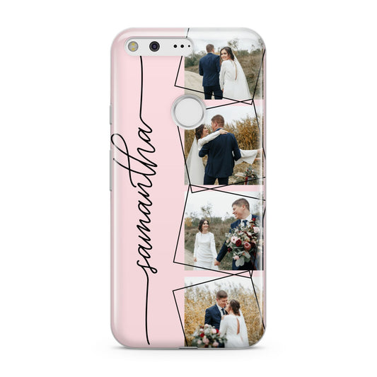 Personalised Wedding Photo Collage Design Google Pixel Case