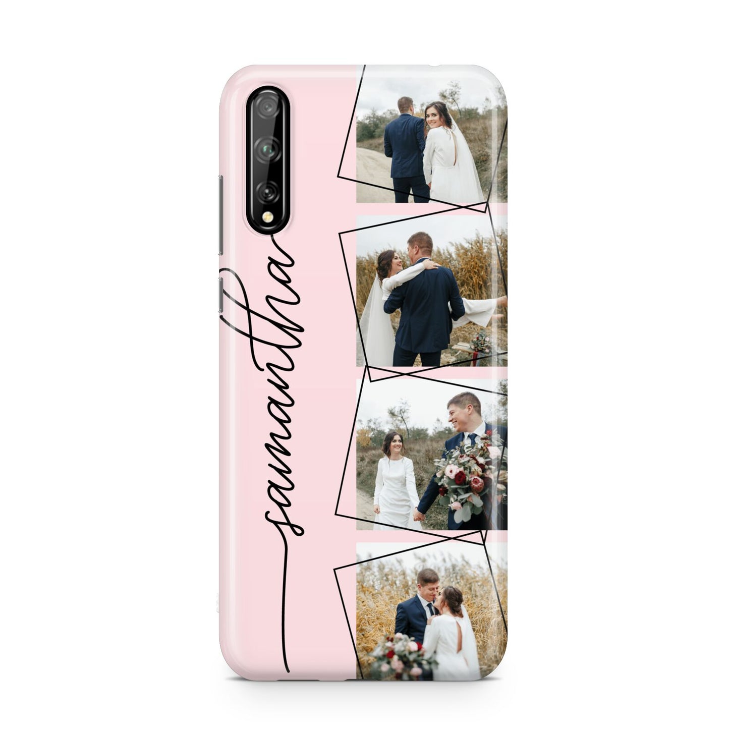 Personalised Wedding Photo Collage Design Huawei Enjoy 10s Phone Case