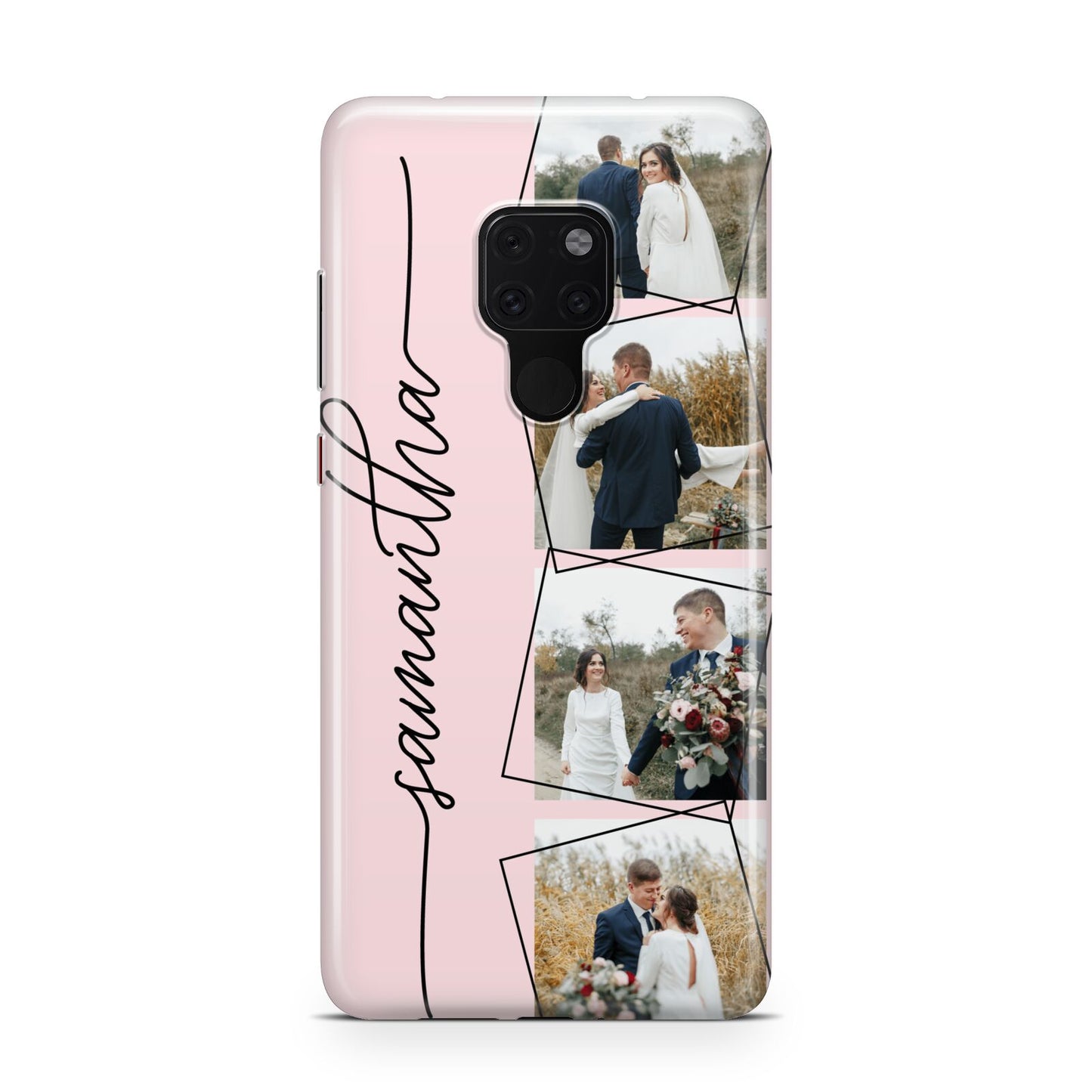 Personalised Wedding Photo Collage Design Huawei Mate 20 Phone Case