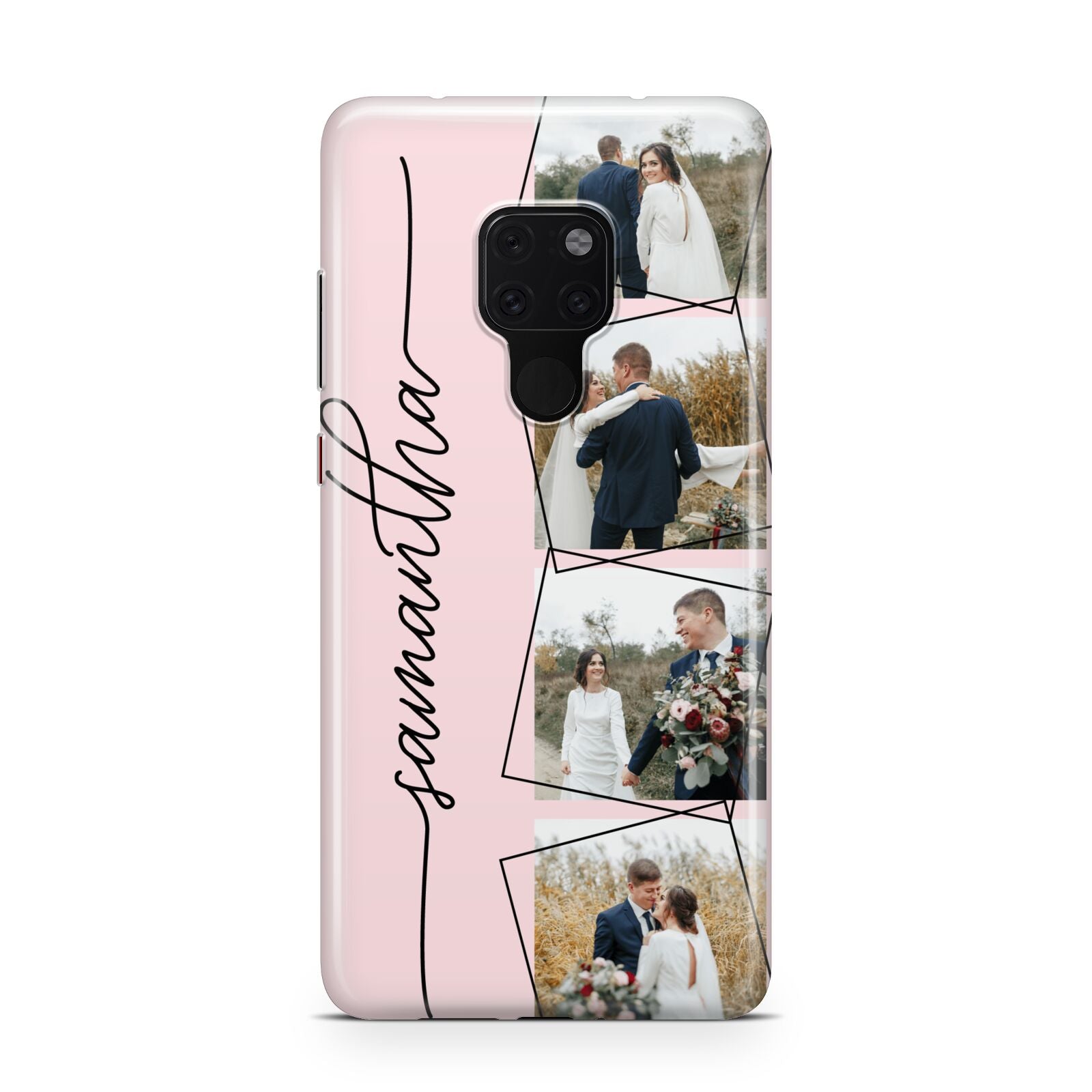 Personalised Wedding Photo Collage Design Huawei Mate 20 Phone Case
