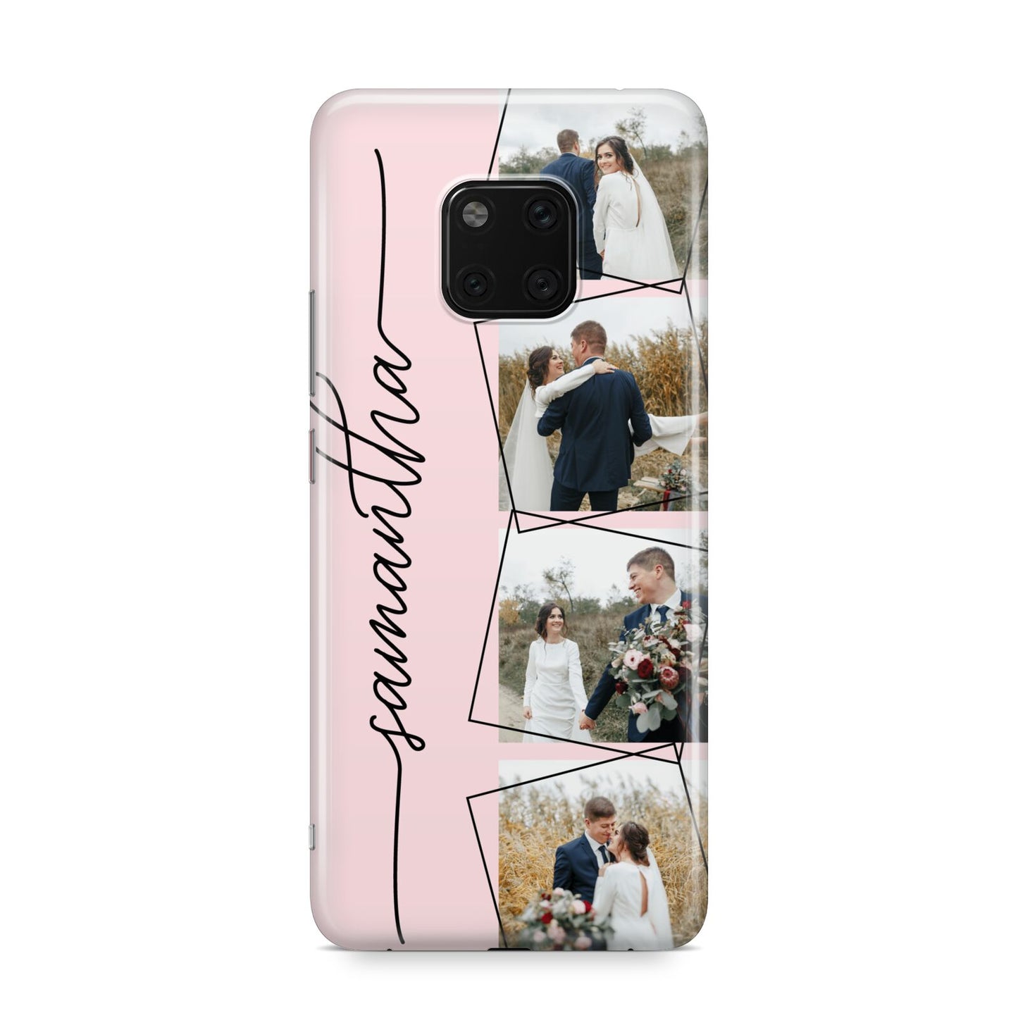 Personalised Wedding Photo Collage Design Huawei Mate 20 Pro Phone Case