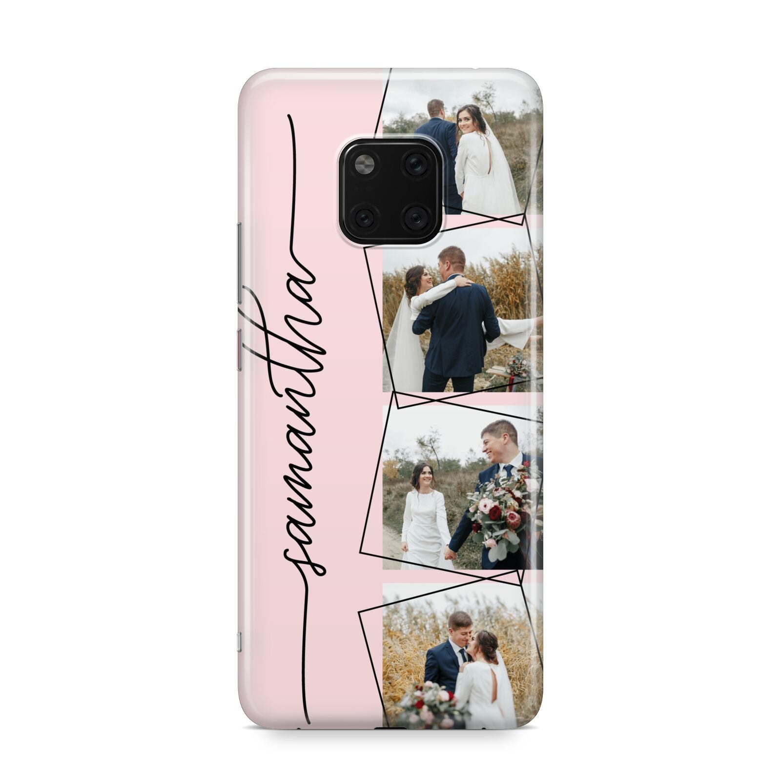 Personalised Wedding Photo Collage Design Huawei Mate 20 Pro Phone Case