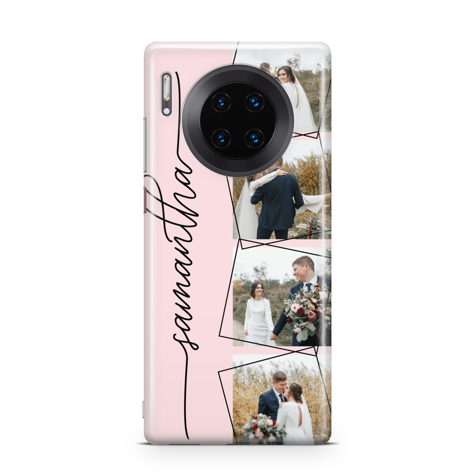 Personalised Wedding Photo Collage Design Huawei Mate 30 Pro Phone Case
