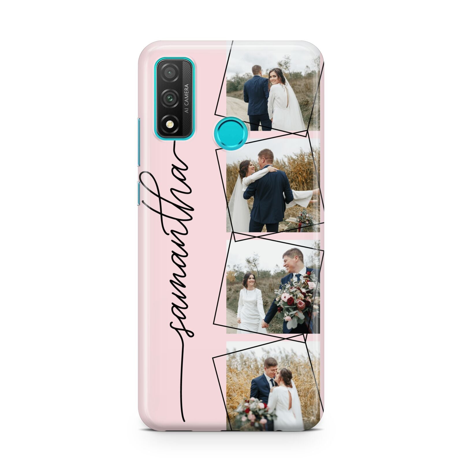 Personalised Wedding Photo Collage Design Huawei P Smart 2020