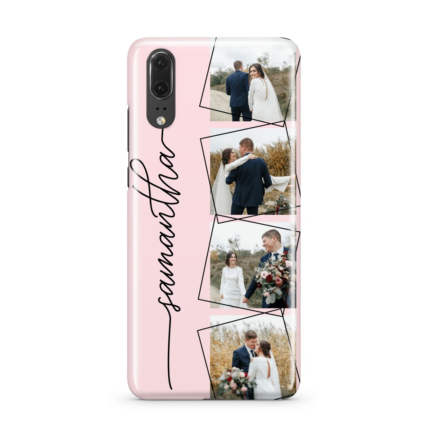 Personalised Wedding Photo Collage Design Huawei P20 Phone Case