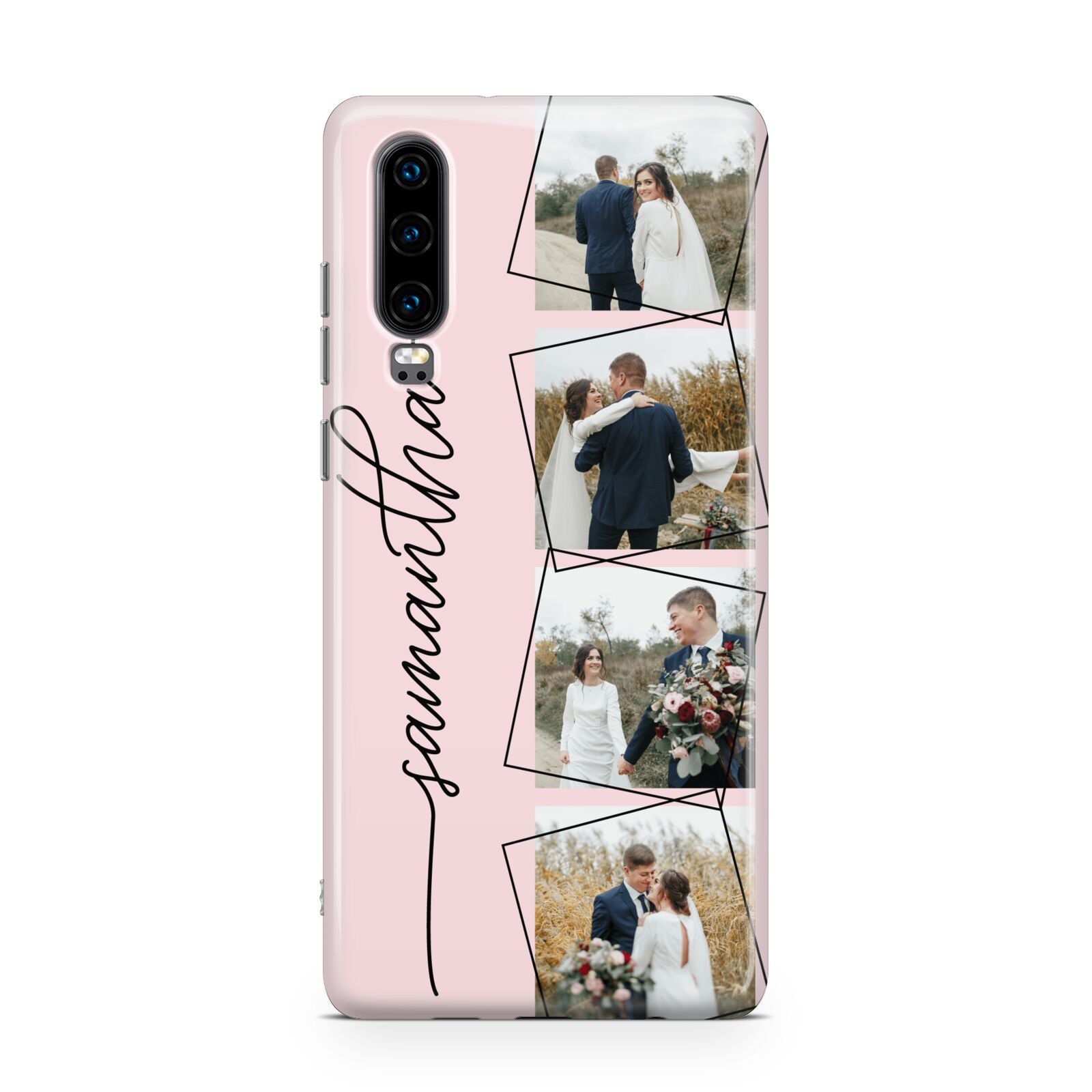 Personalised Wedding Photo Collage Design Huawei P30 Phone Case