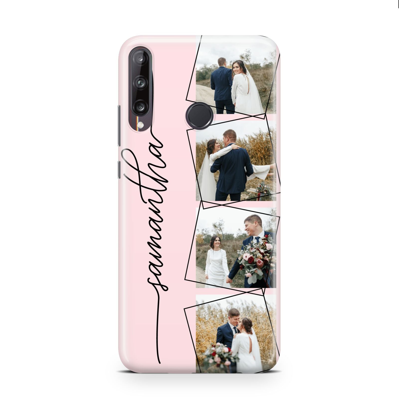 Personalised Wedding Photo Collage Design Huawei P40 Lite E Phone Case
