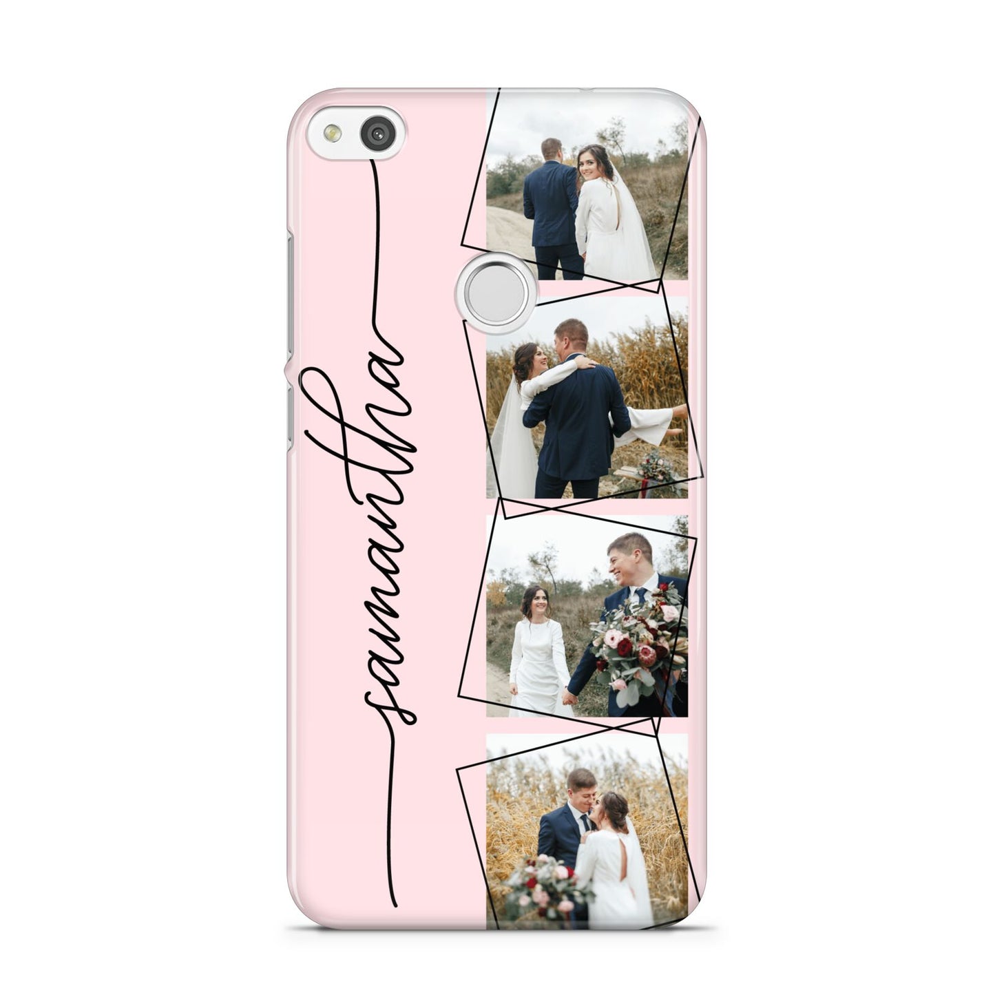 Personalised Wedding Photo Collage Design Huawei P8 Lite Case