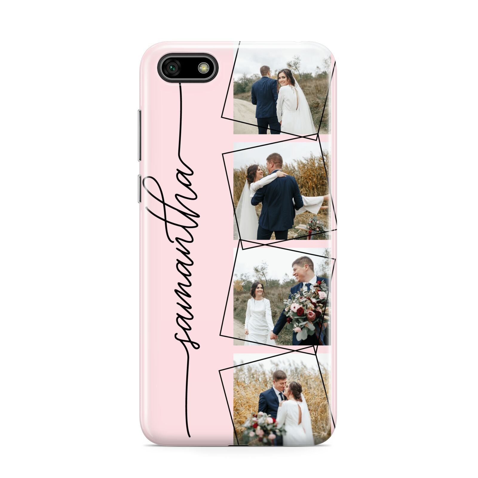 Personalised Wedding Photo Collage Design Huawei Y5 Prime 2018 Phone Case