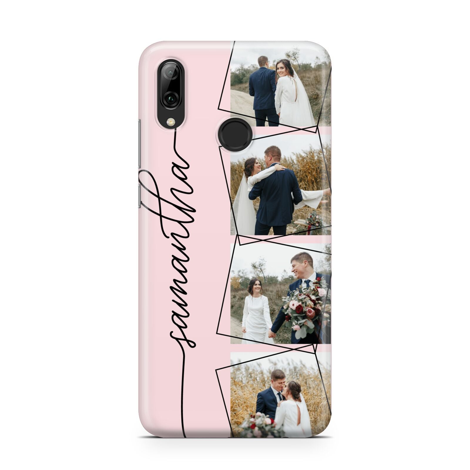 Personalised Wedding Photo Collage Design Huawei Y7 2019