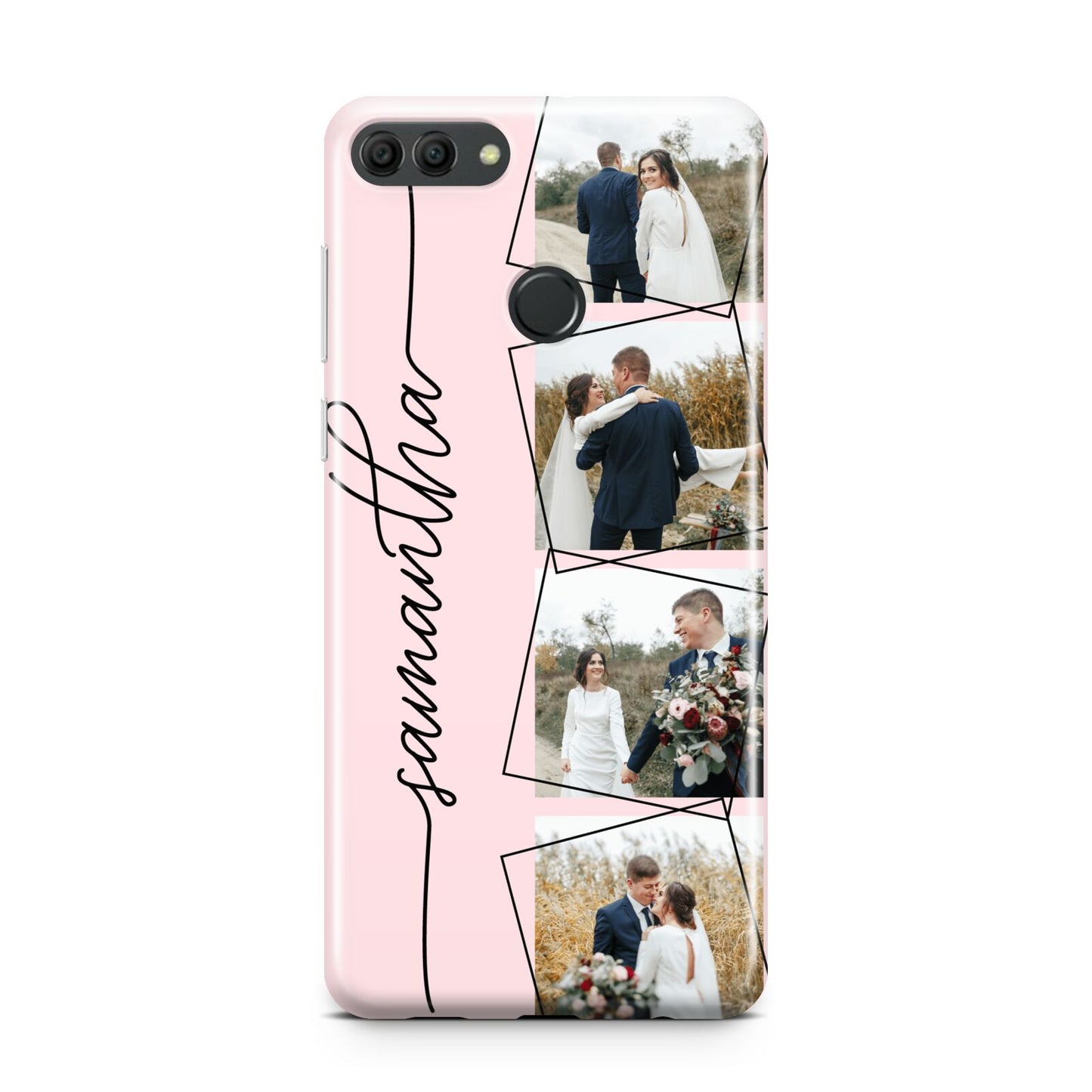 Personalised Wedding Photo Collage Design Huawei Y9 2018