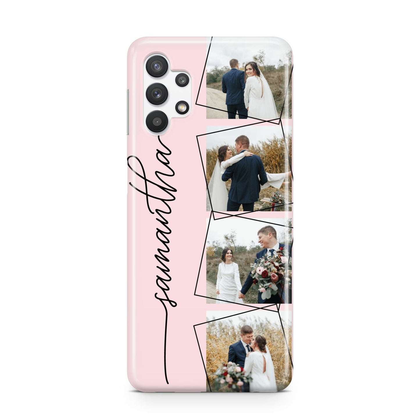Personalised Wedding Photo Collage Design Samsung A32 5G Case