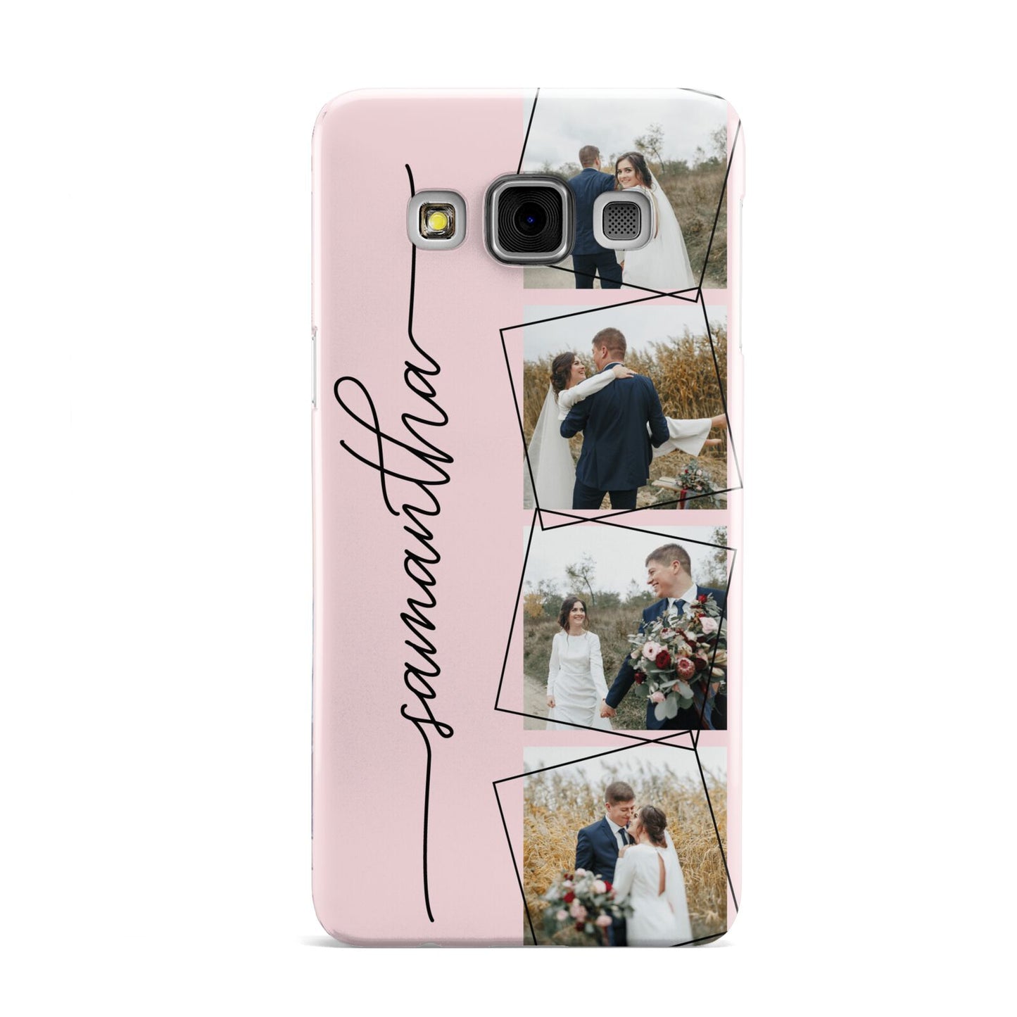 Personalised Wedding Photo Collage Design Samsung Galaxy A3 Case