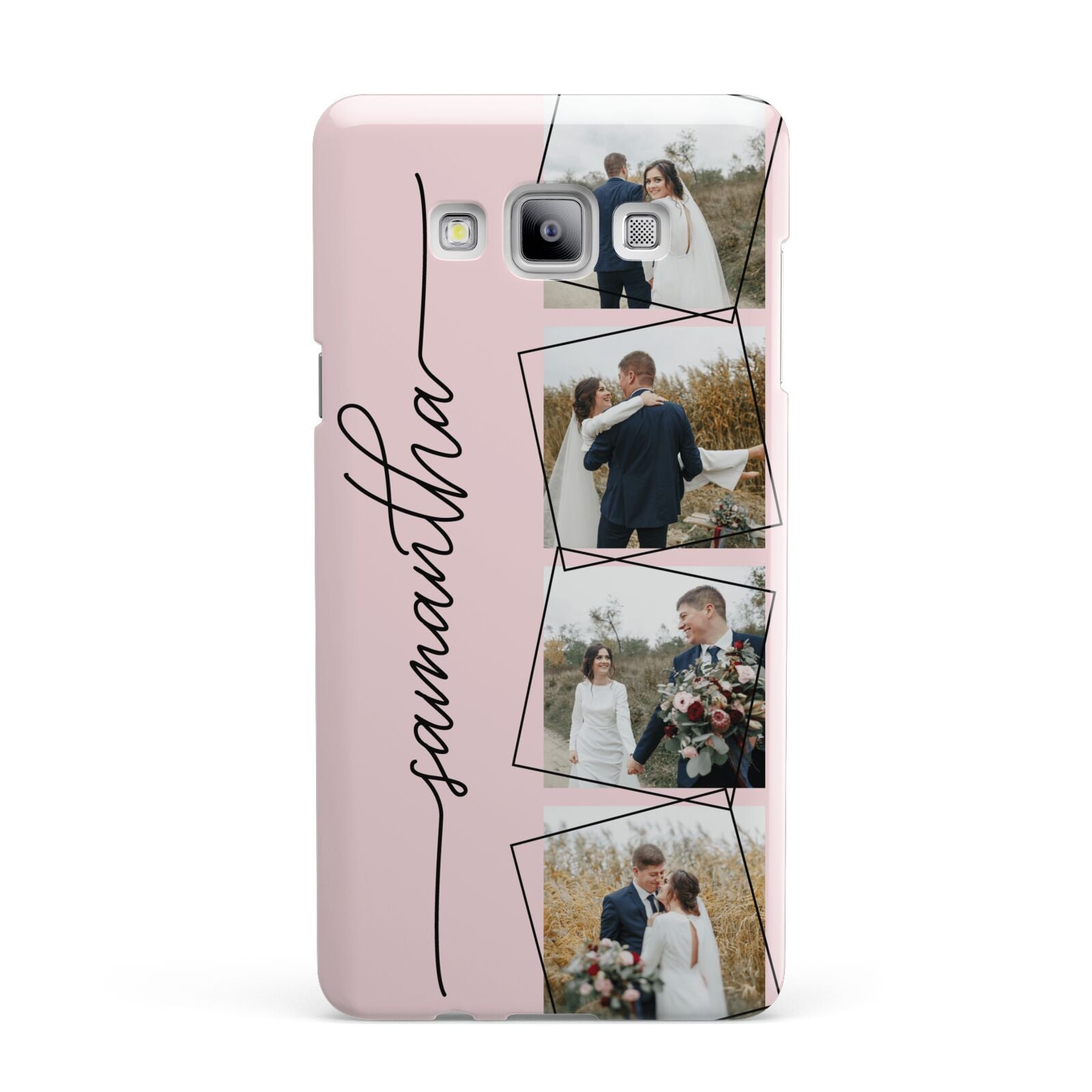 Personalised Wedding Photo Collage Design Samsung Galaxy A7 2015 Case
