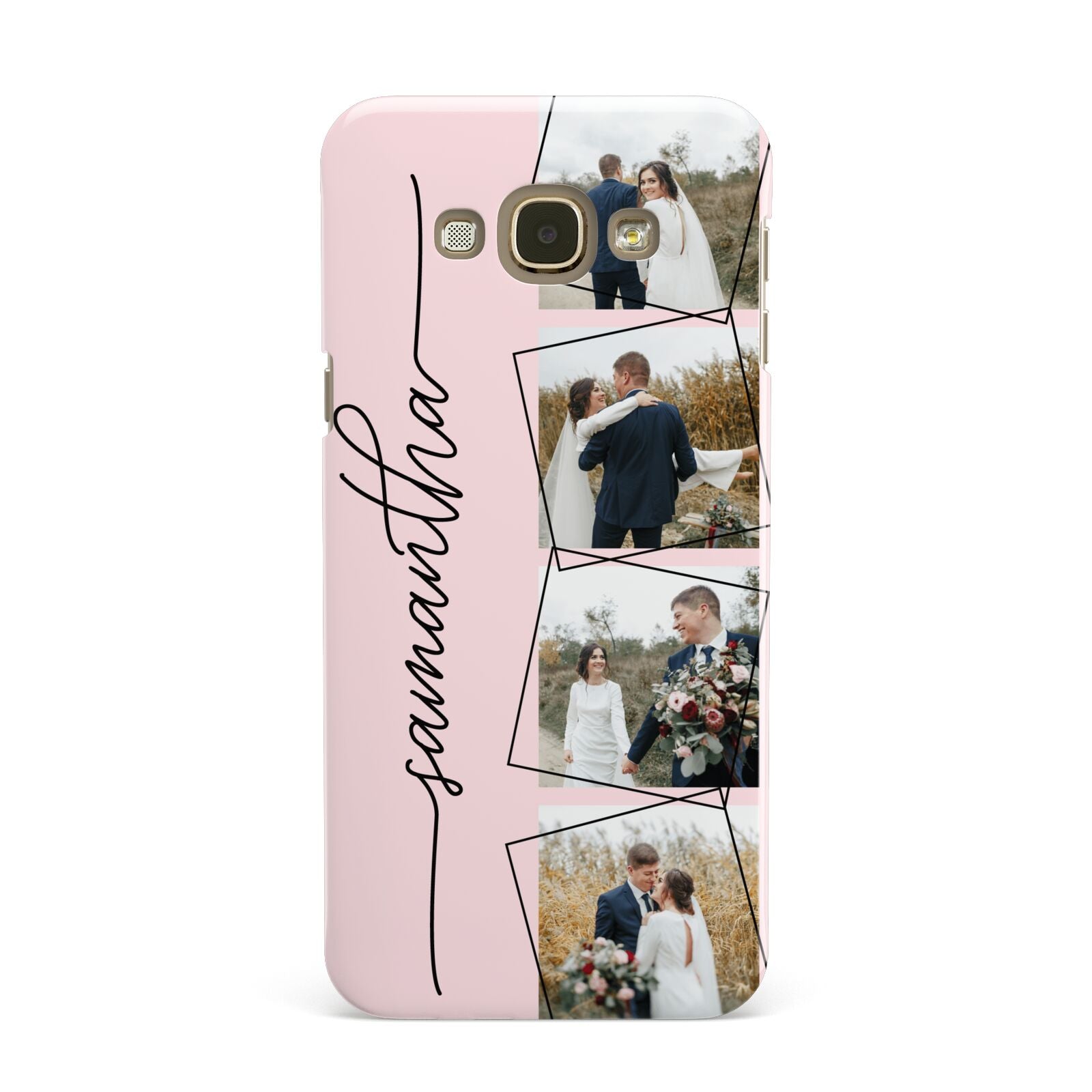 Personalised Wedding Photo Collage Design Samsung Galaxy A8 Case