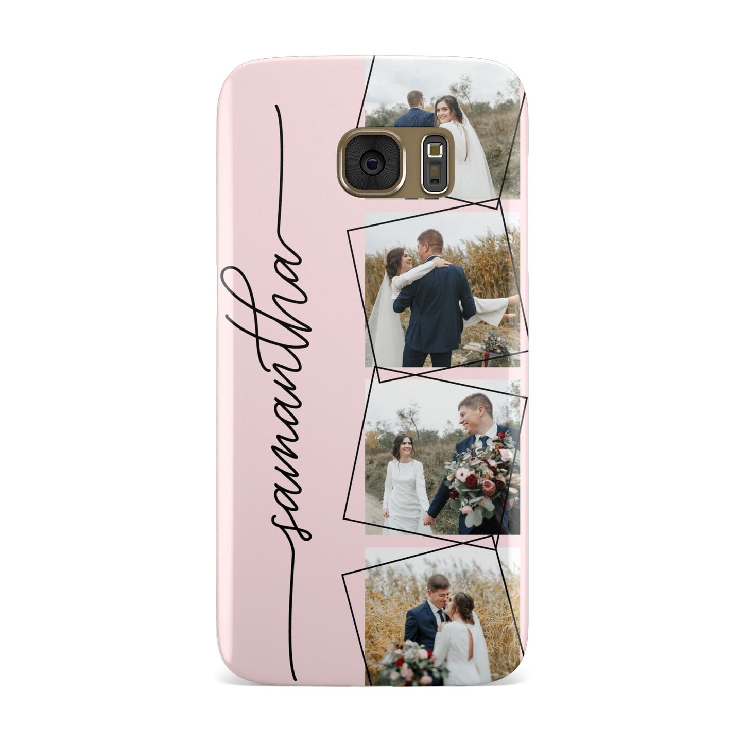 Personalised Wedding Photo Collage Design Samsung Galaxy Case