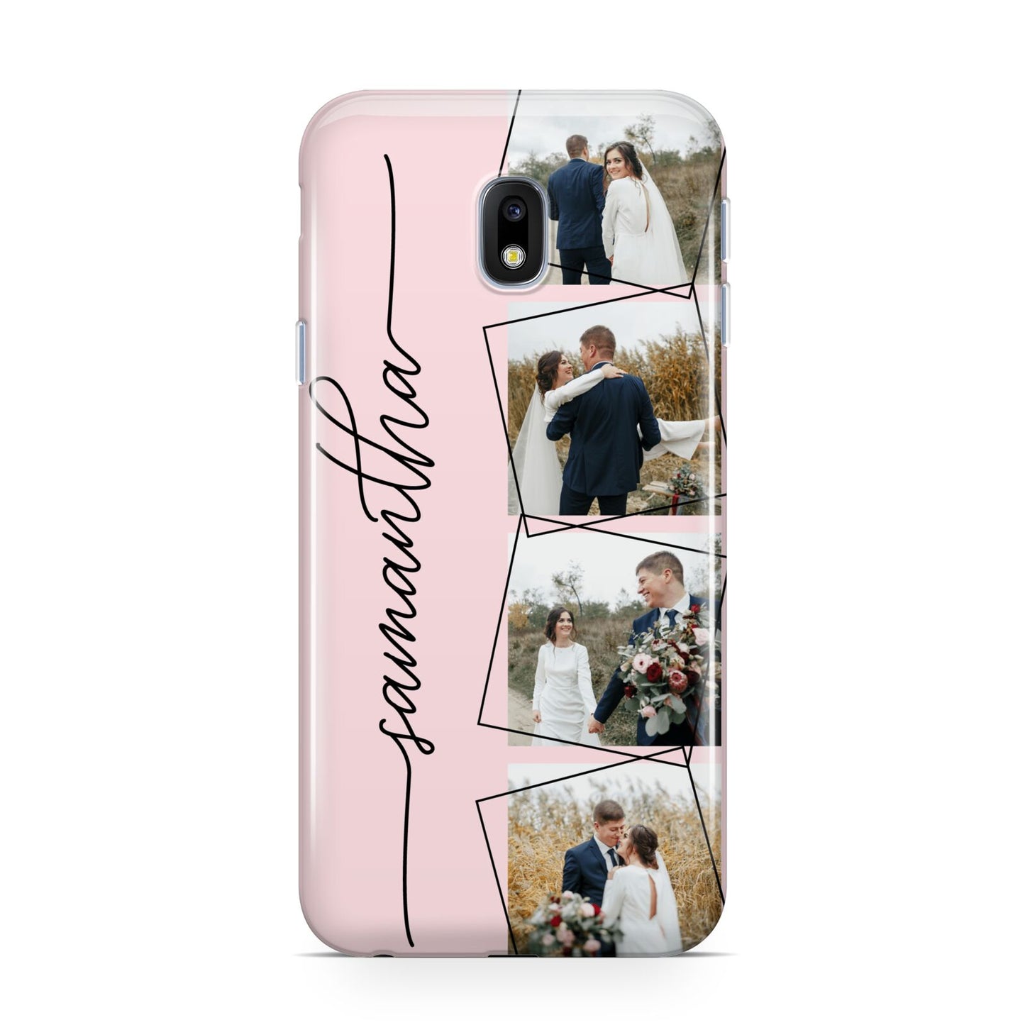 Personalised Wedding Photo Collage Design Samsung Galaxy J3 2017 Case