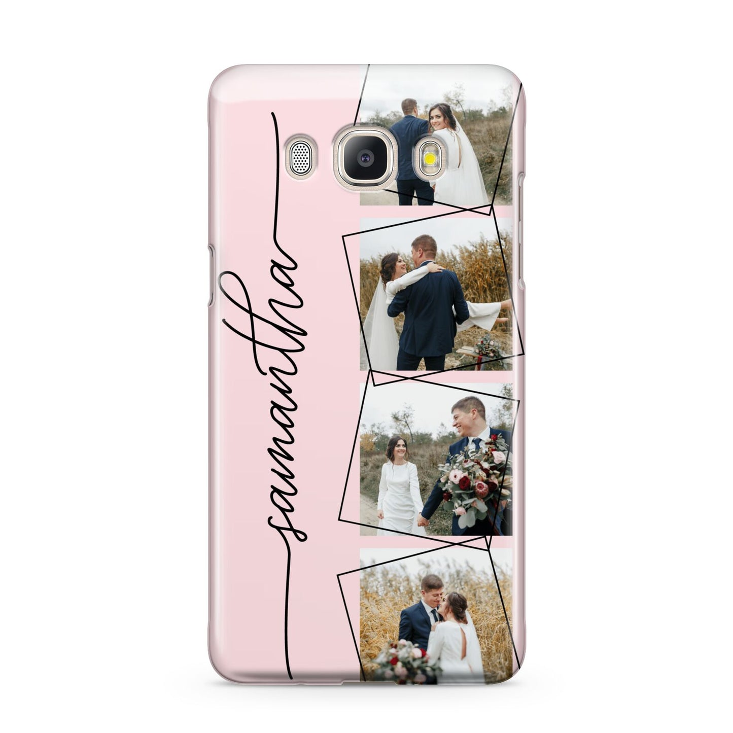 Personalised Wedding Photo Collage Design Samsung Galaxy J5 2016 Case