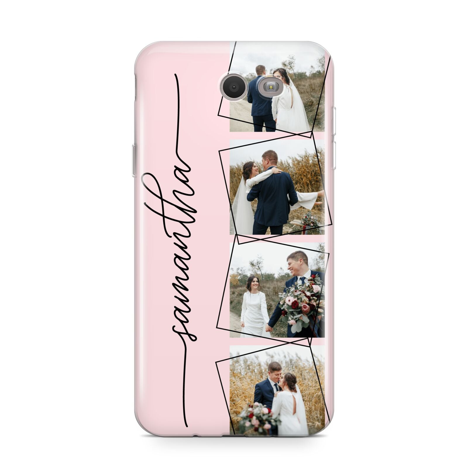 Personalised Wedding Photo Collage Design Samsung Galaxy J7 2017 Case
