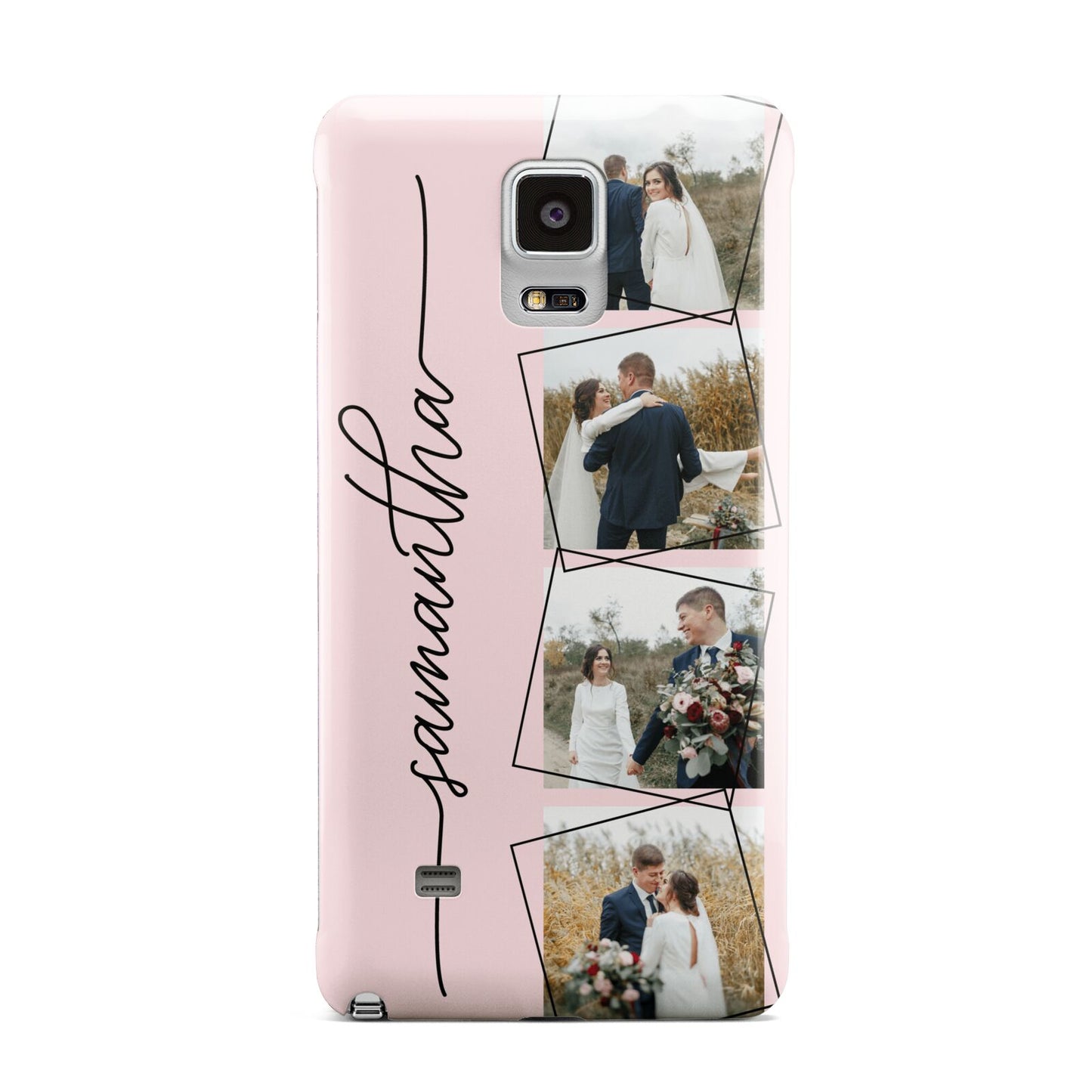 Personalised Wedding Photo Collage Design Samsung Galaxy Note 4 Case