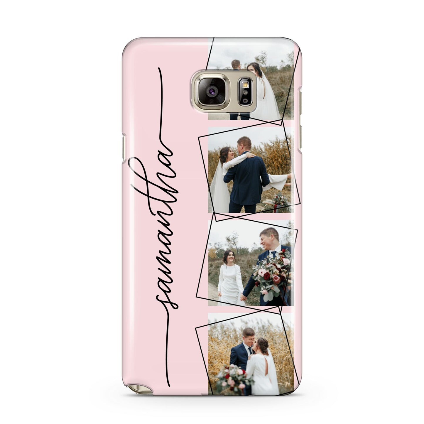 Personalised Wedding Photo Collage Design Samsung Galaxy Note 5 Case