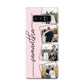 Personalised Wedding Photo Collage Design Samsung Galaxy Note 8 Case