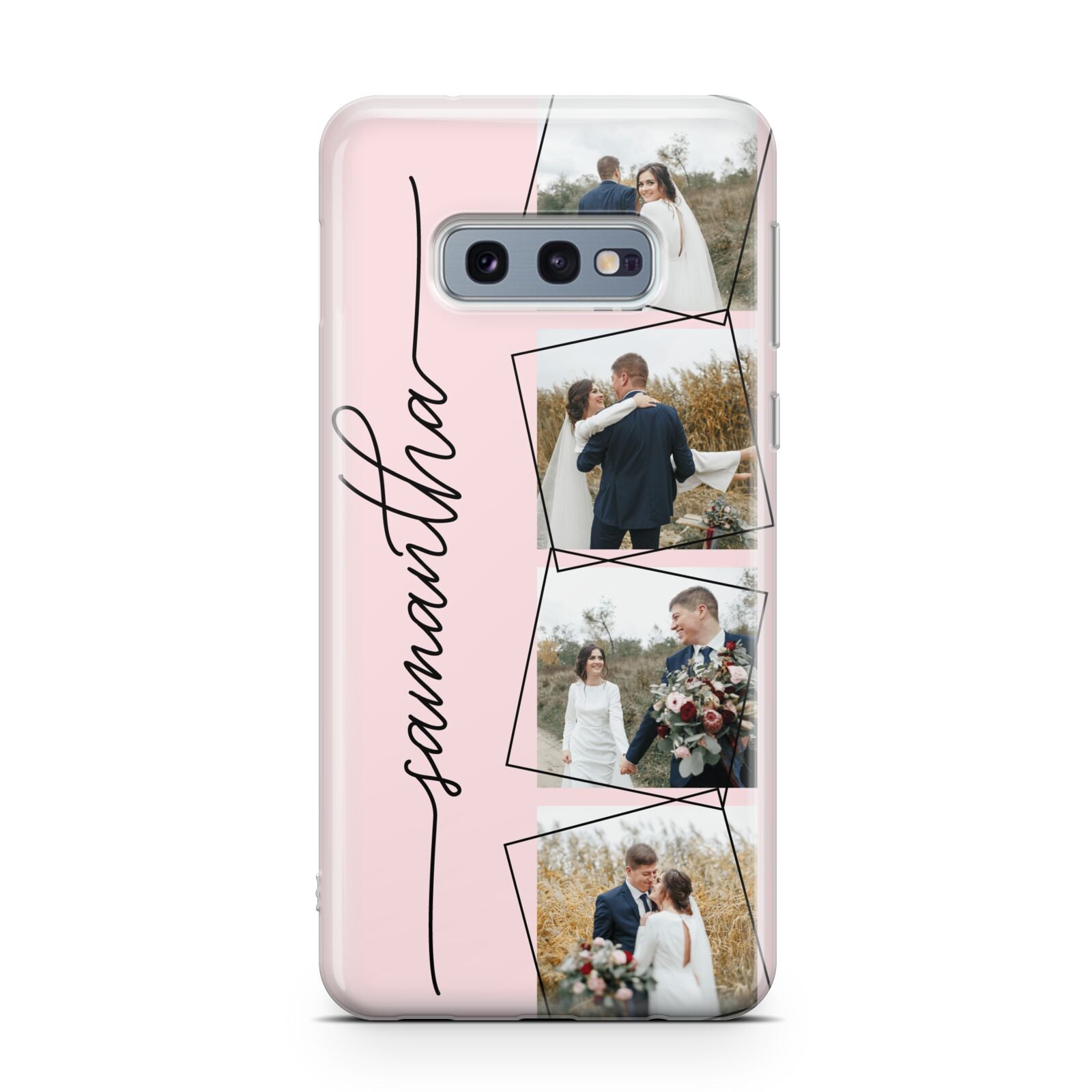 Personalised Wedding Photo Collage Design Samsung Galaxy S10E Case