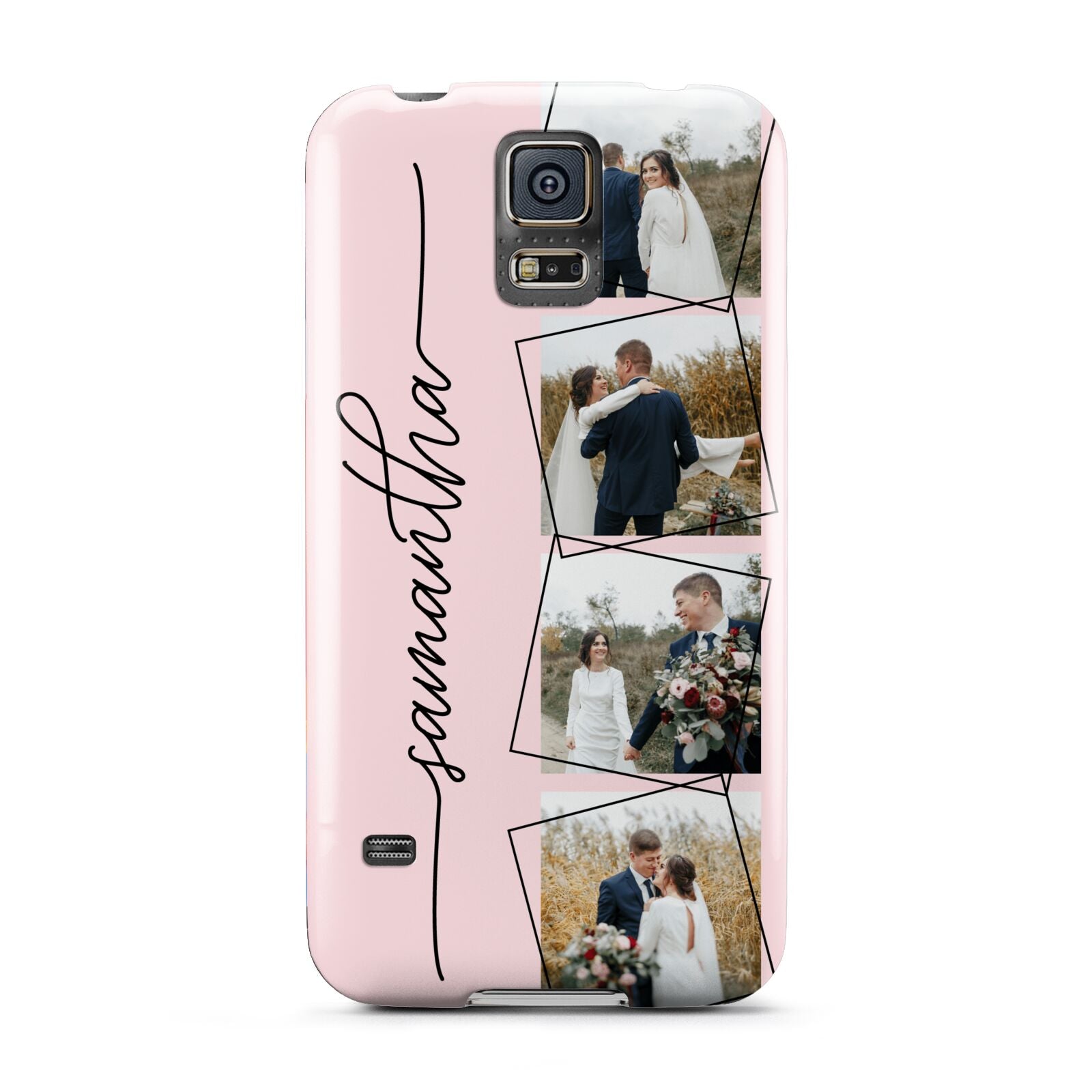 Personalised Wedding Photo Collage Design Samsung Galaxy S5 Case