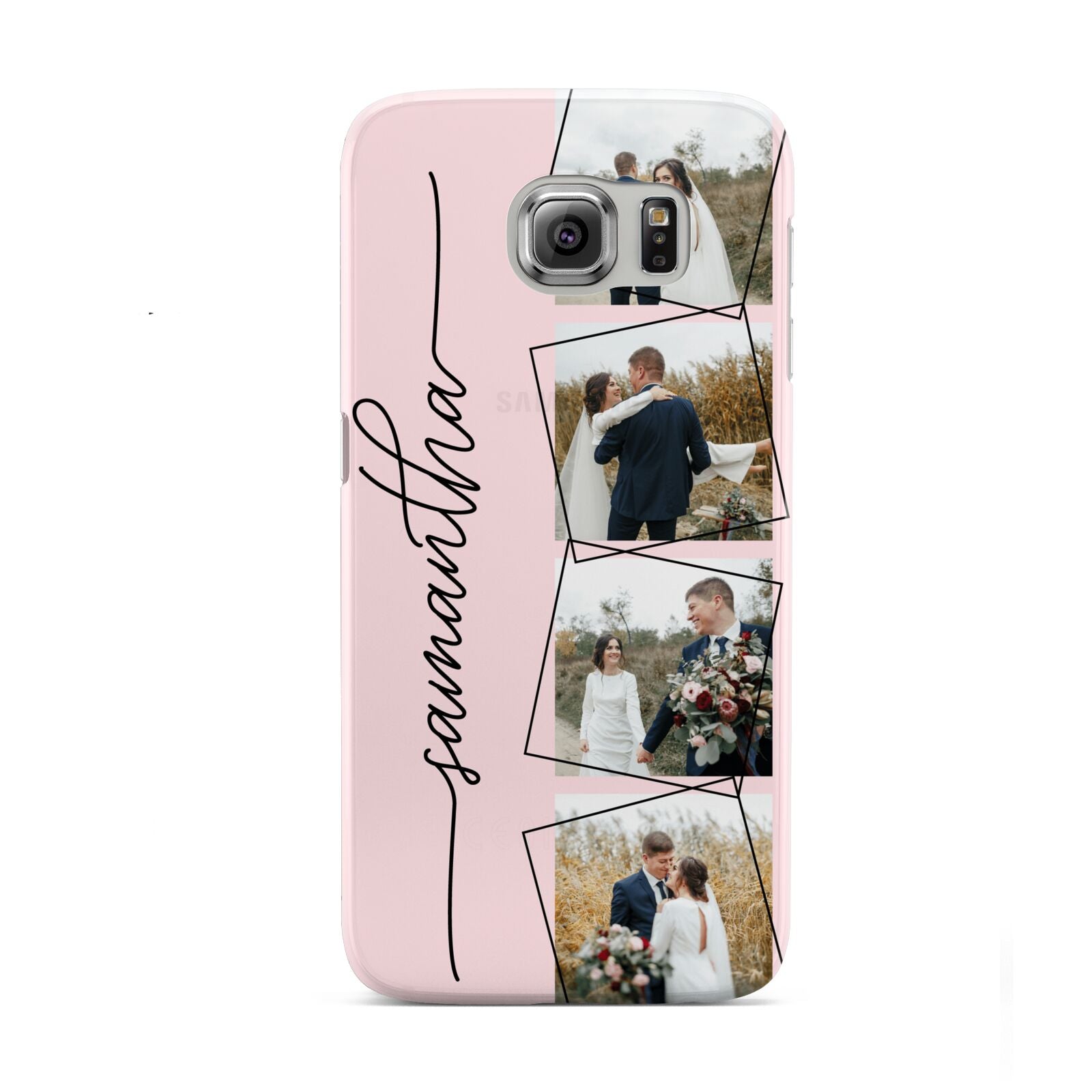 Personalised Wedding Photo Collage Design Samsung Galaxy S6 Case