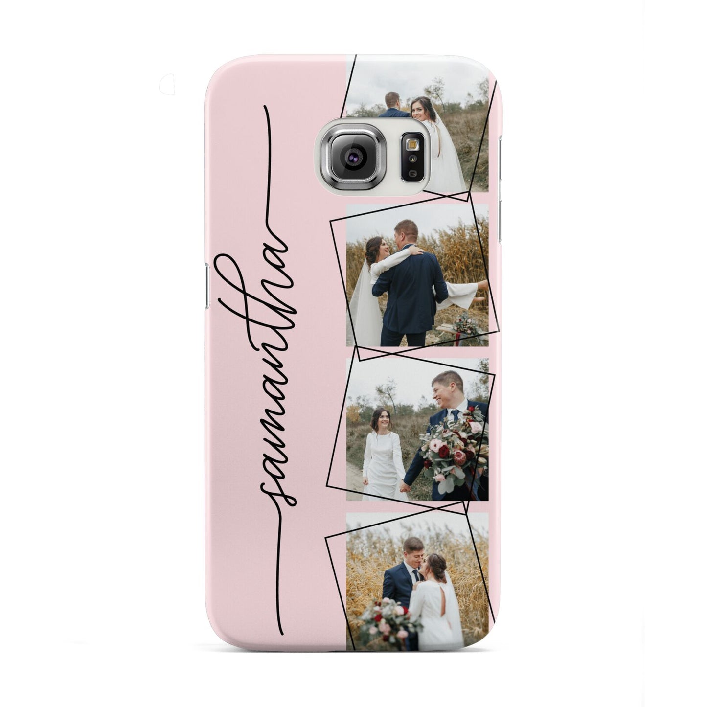 Personalised Wedding Photo Collage Design Samsung Galaxy S6 Edge Case