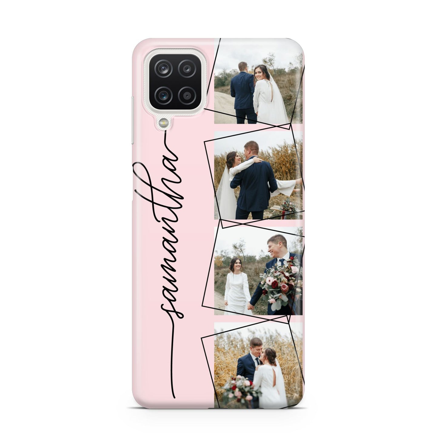 Personalised Wedding Photo Collage Design Samsung M12 Case