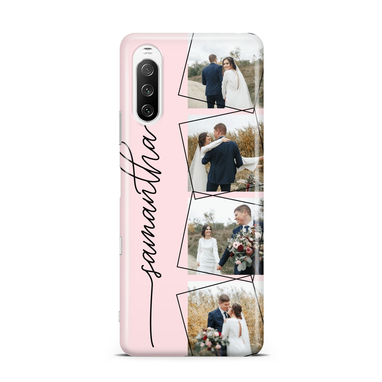 Personalised Wedding Photo Collage Design Sony Xperia 10 III Case