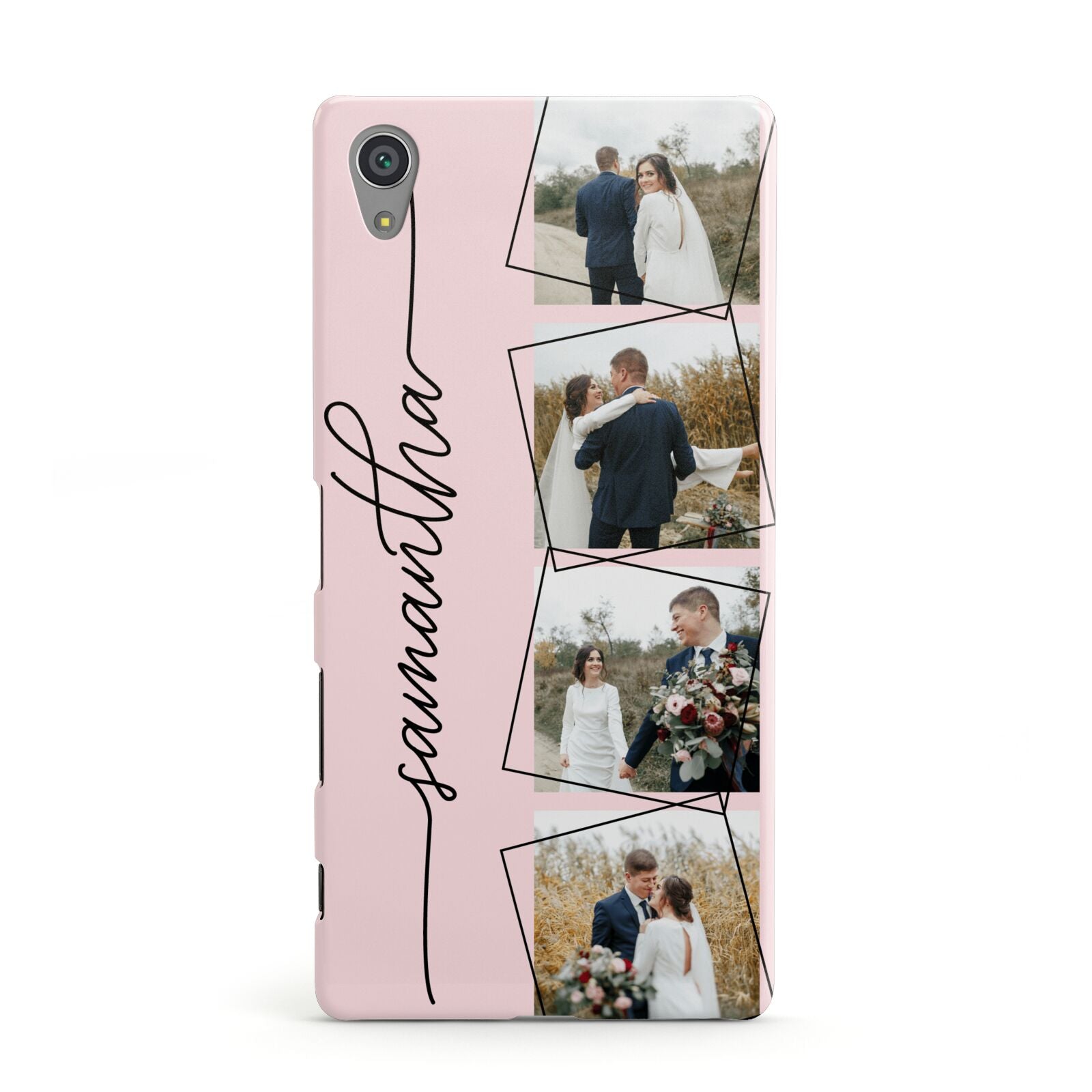 Personalised Wedding Photo Collage Design Sony Xperia Case
