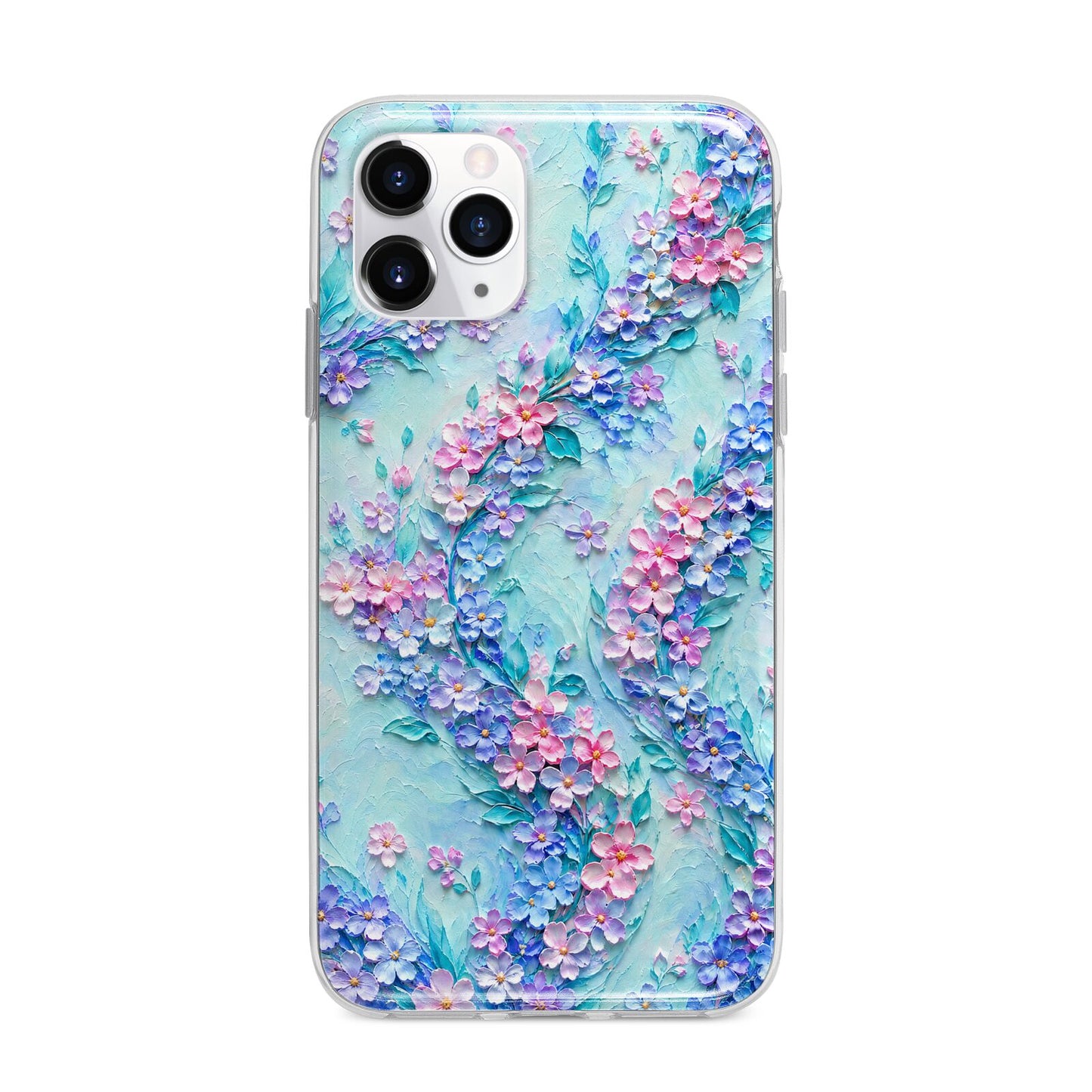 Petal Confetti Apple iPhone 11 Pro in Silver with Bumper Case