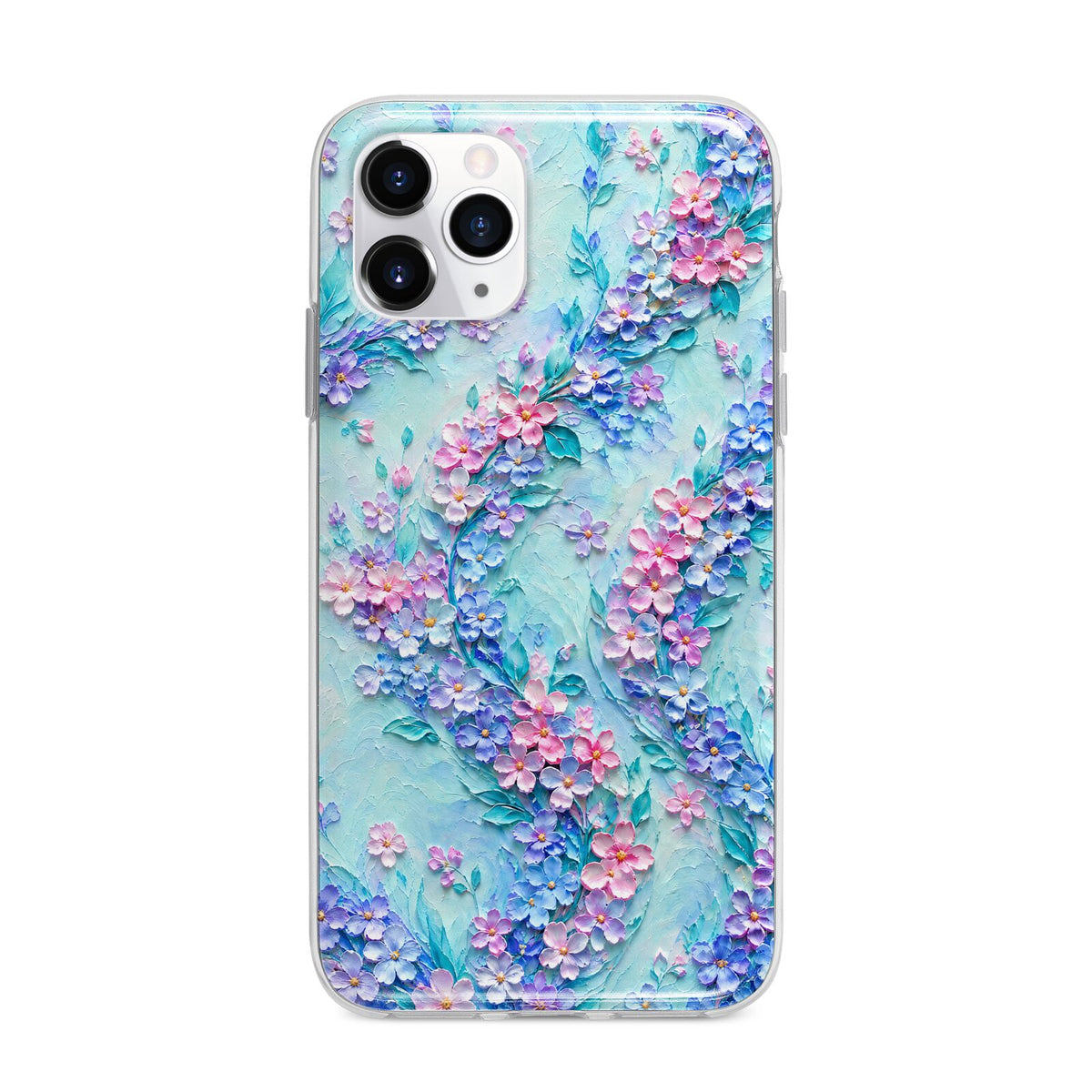 Petal Confetti Apple iPhone 11 Pro in Silver with Bumper Case