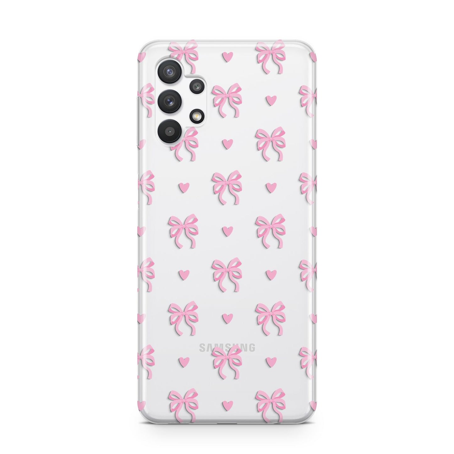 Pink Bow and Heart Protective Samsung Galaxy Case Pink Bow and Heart Protective Samsung Galaxy Case