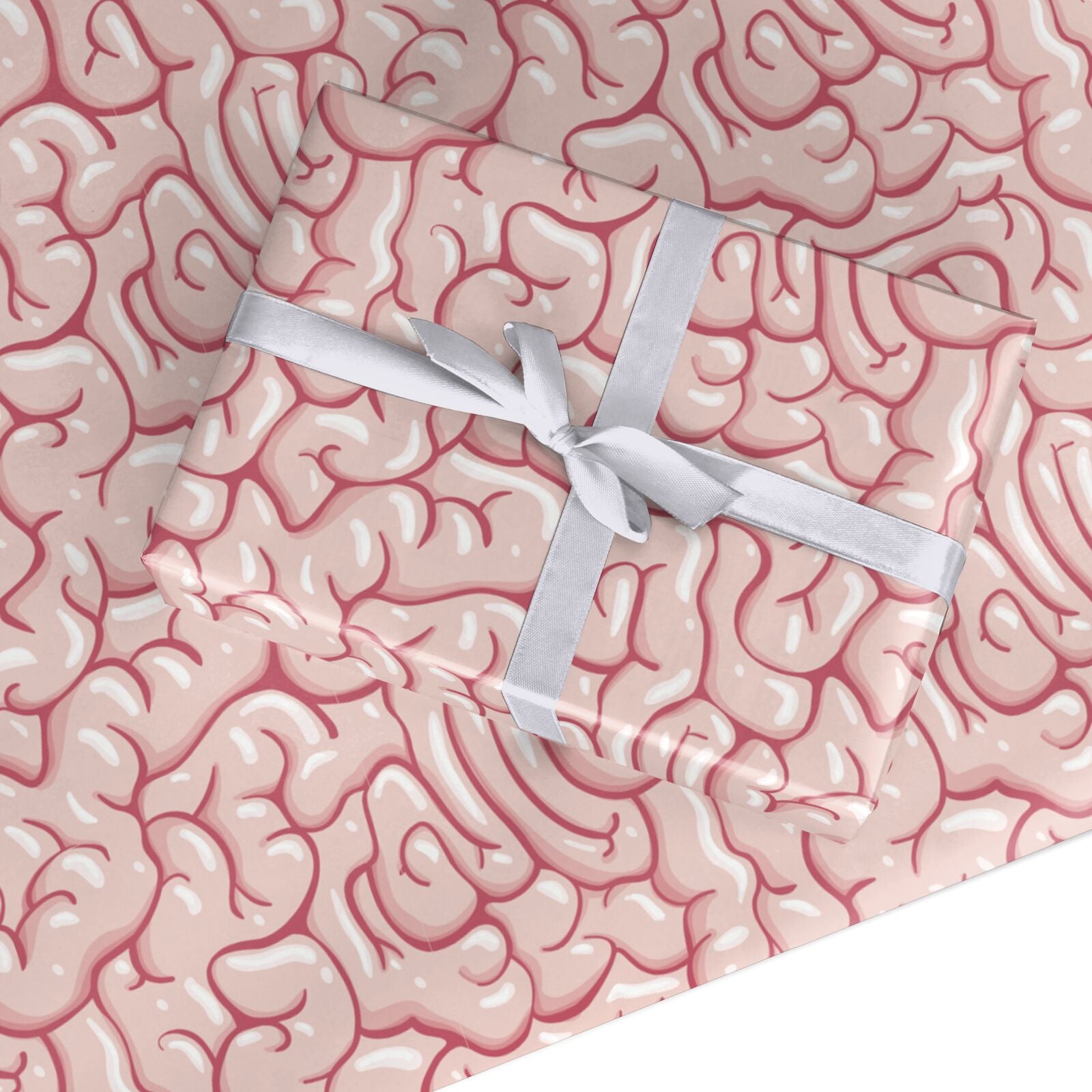 Pink Brain Custom Wrapping Paper