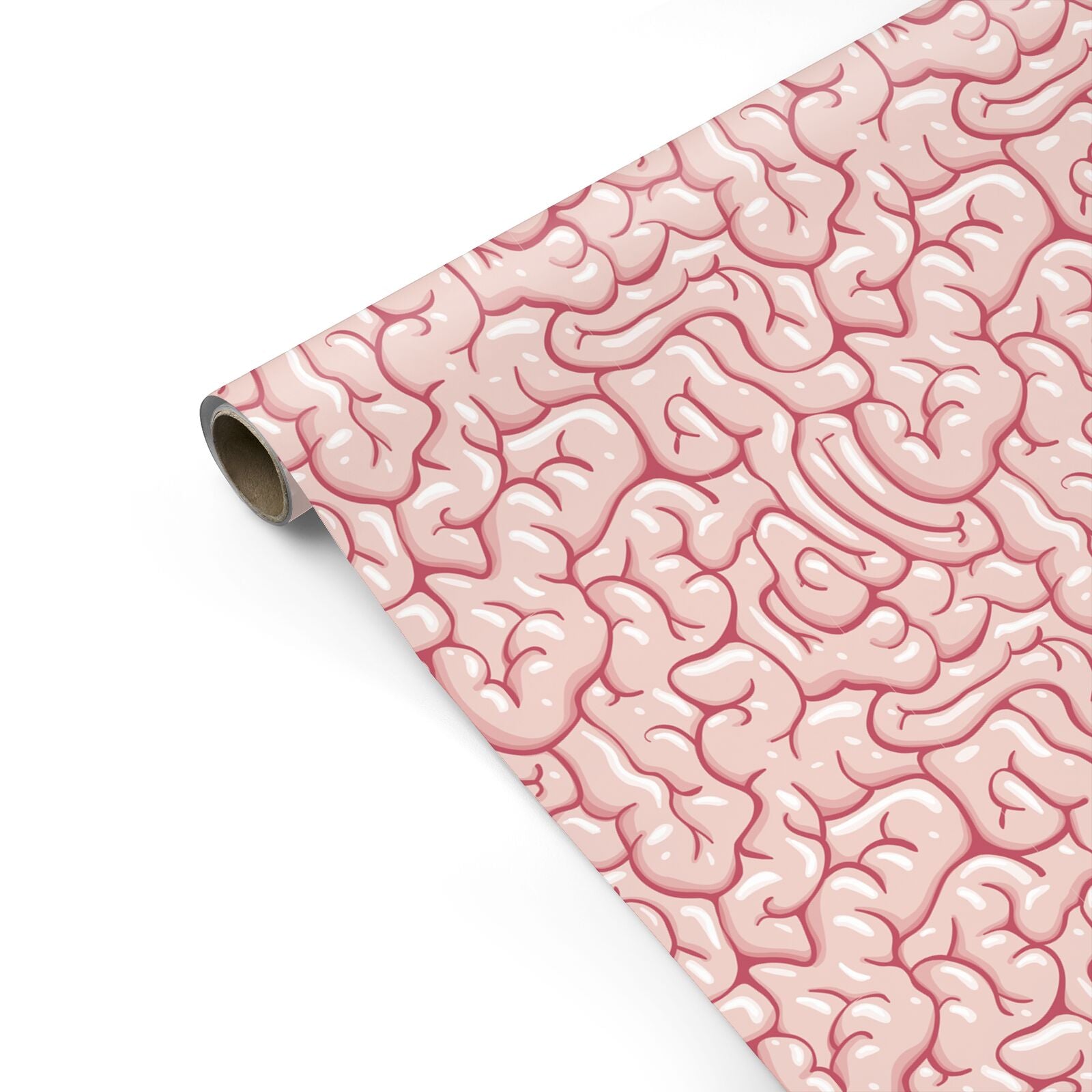 Pink Brain Personalised Gift Wrap