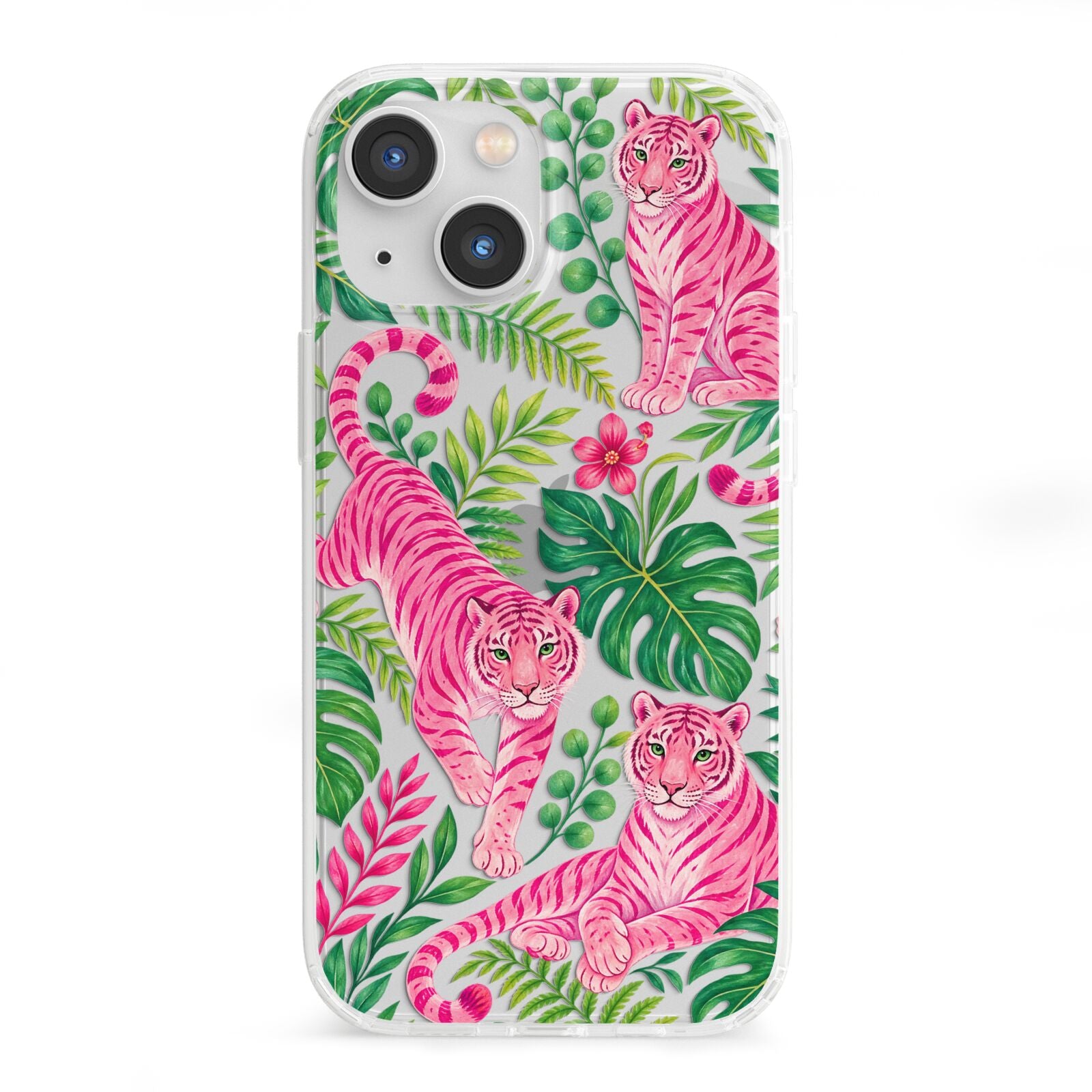 Pink Canopy iPhone 13 Mini Clear Bumper Case
