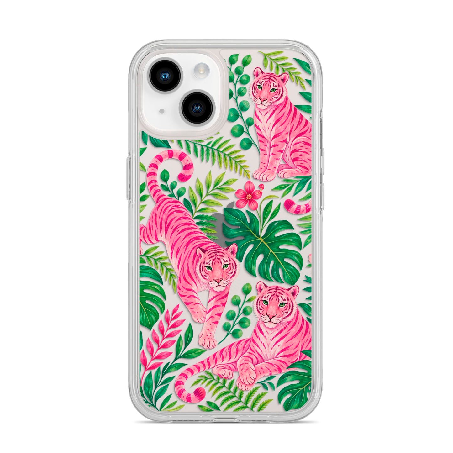Pink Canopy iPhone 14 Clear Tough Case Starlight