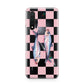 Pink Checkerboard Sardines Huawei Nova 6 Phone Case