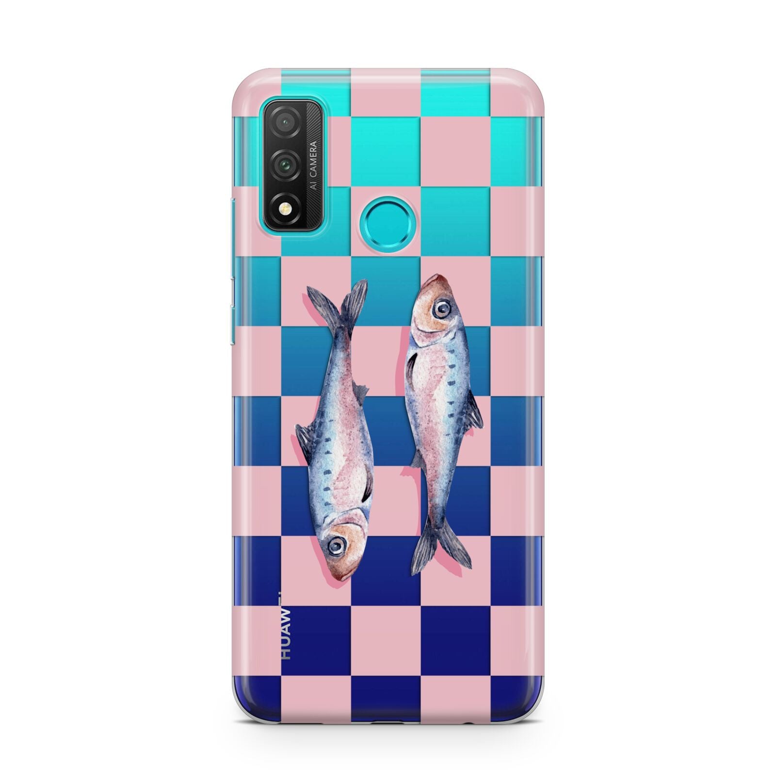 Pink Checkerboard Sardines Huawei P Smart 2020