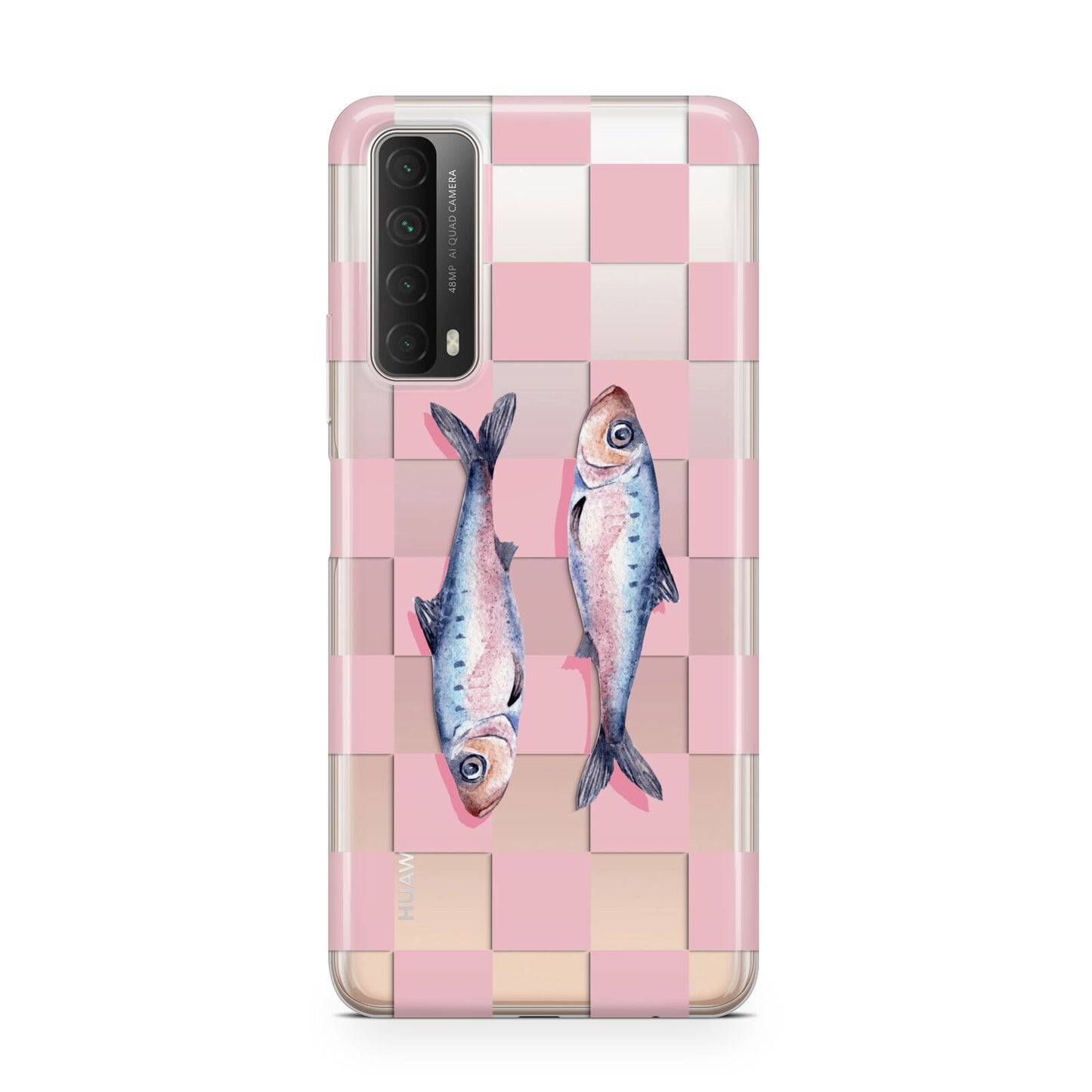 Pink Checkerboard Sardines Huawei P Smart 2021