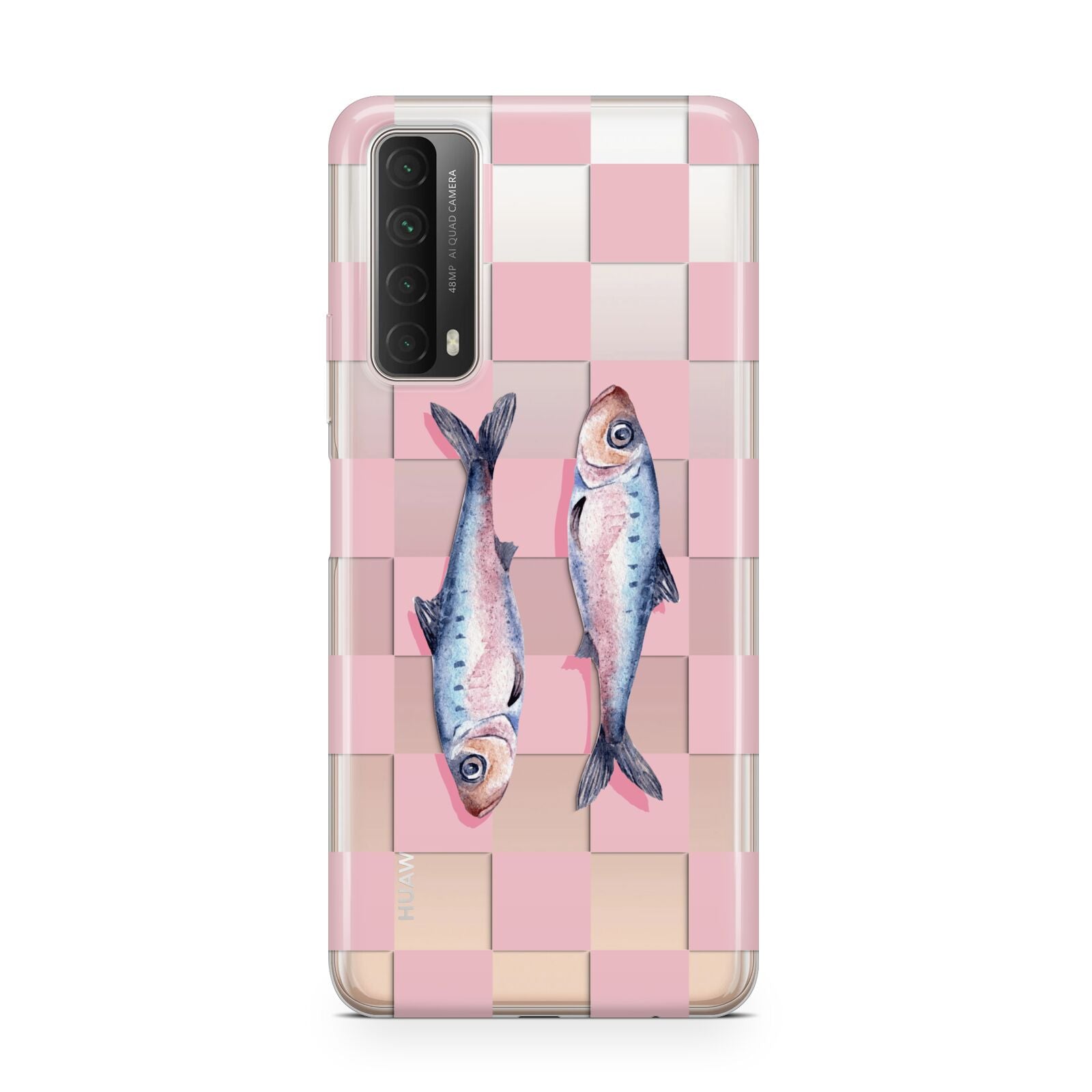 Pink Checkerboard Sardines Huawei P Smart 2021