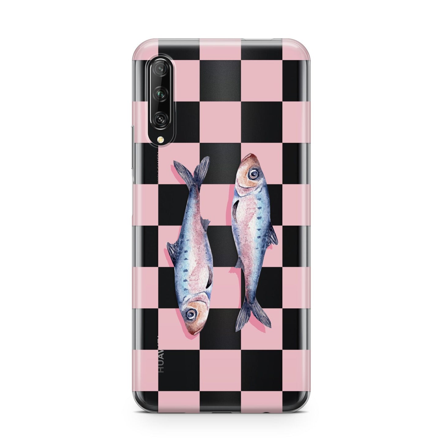 Pink Checkerboard Sardines Huawei P Smart Pro 2019