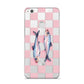 Pink Checkerboard Sardines Huawei P8 Lite Case