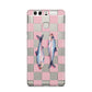 Pink Checkerboard Sardines Huawei P9 Case