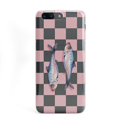 Pink Checkerboard Sardines OnePlus Case